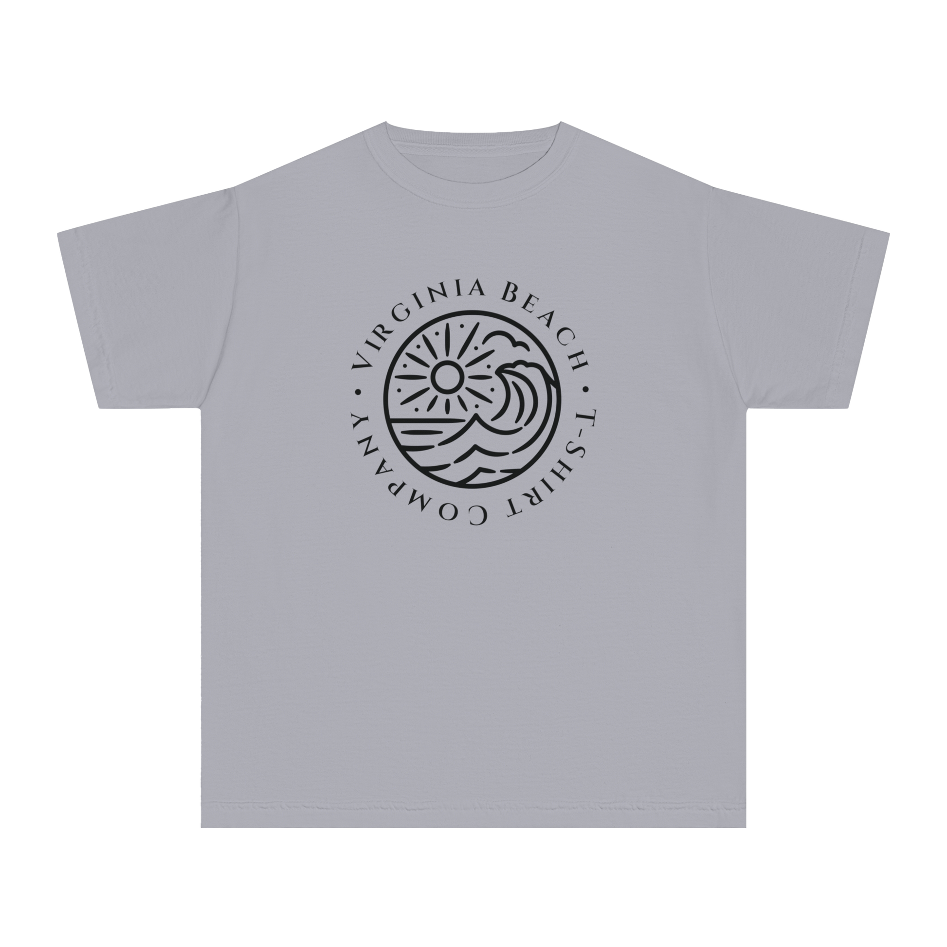 Youth Virginia Beach T-Shirt Company Logo Tee in ##color-pattern##