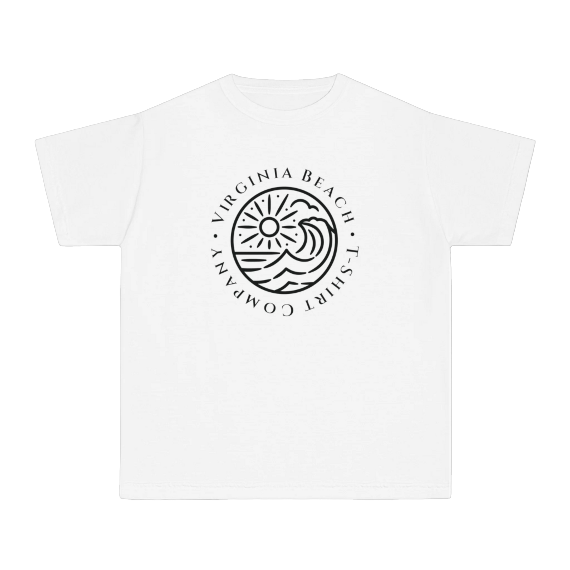 Youth Virginia Beach T-Shirt Company Logo Tee in ##color-pattern##