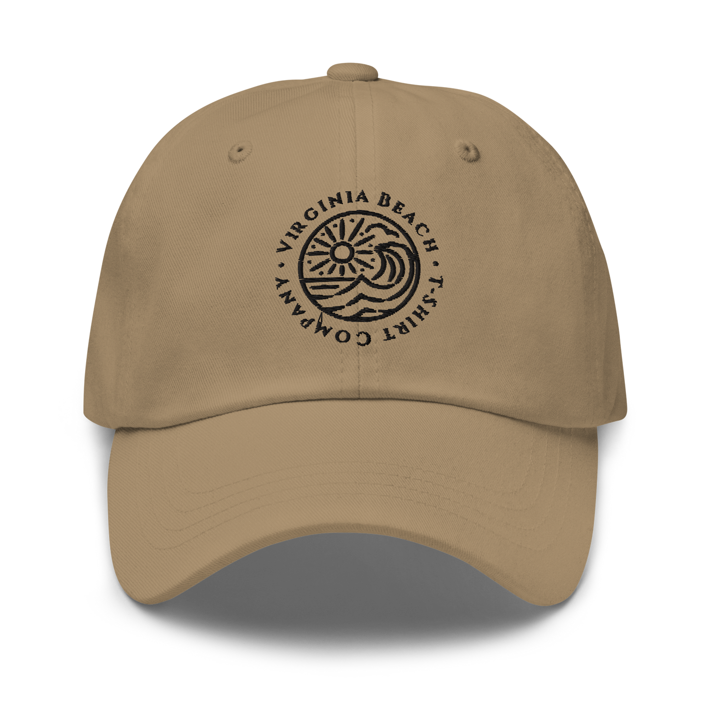 VBTeeCo - VBTeeCo Logo Embroidered Dad Hat - Virginia Beach Hats