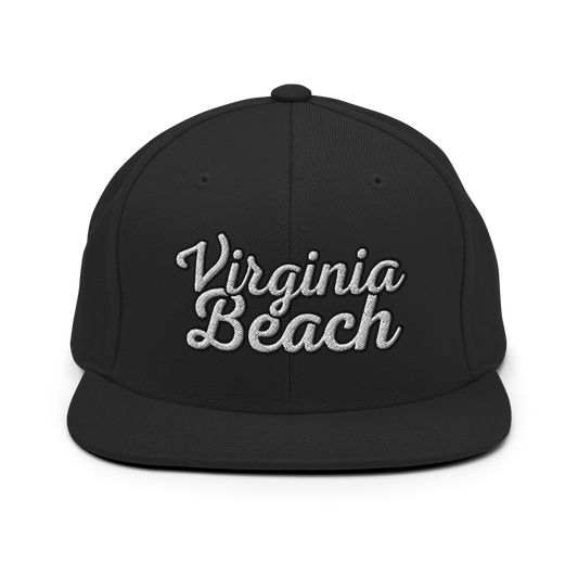 VBTeeCo | Hats | Virginia Beach Embroidered Snapback Hat