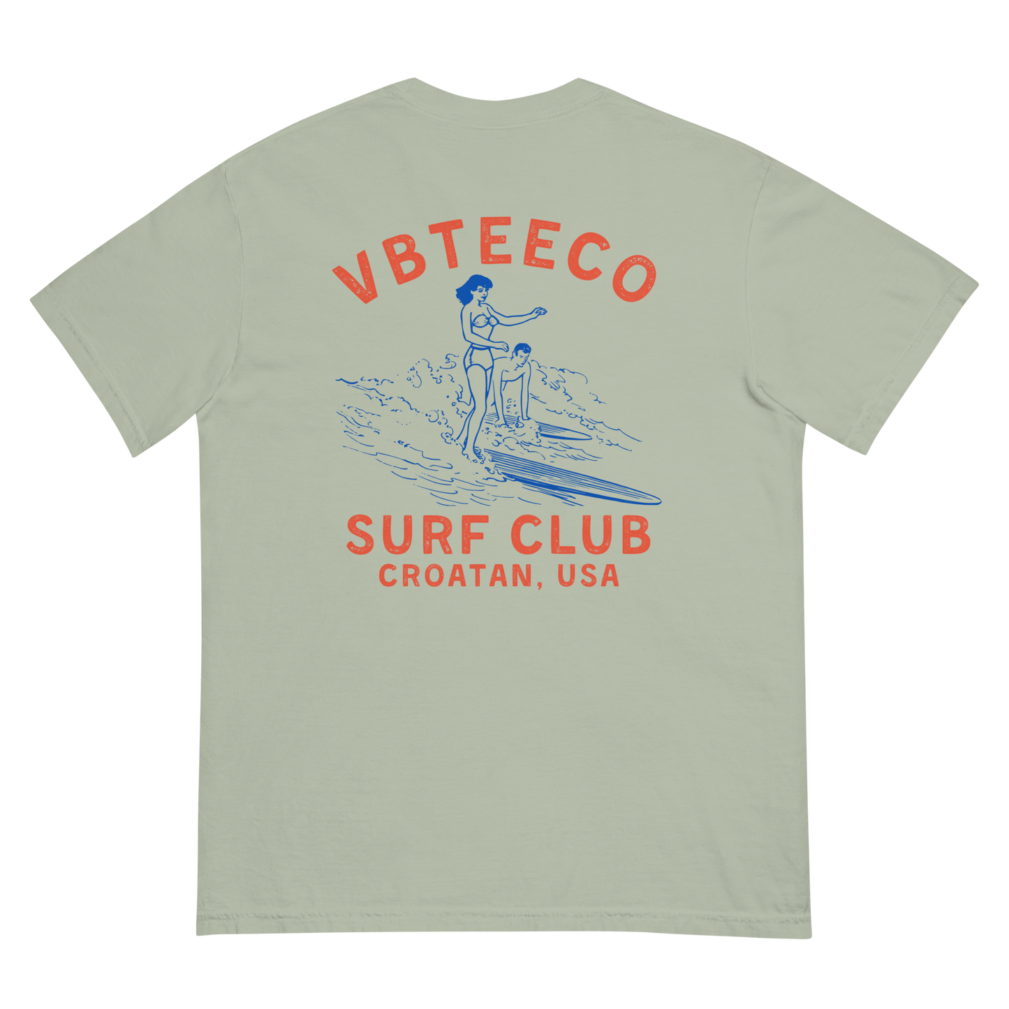 VBTeeCo - Croatan Beach Surf Club T-Shirt - Virginia Beach Surf Wear