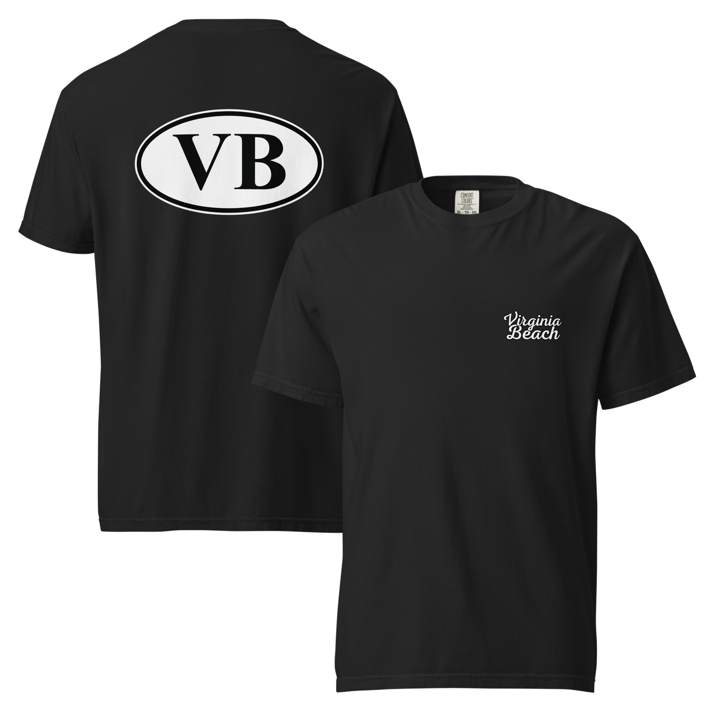 VBTeeCo - VB Euro Sticker T-Shirt - Iconic Virginia Beach Euro Sticker