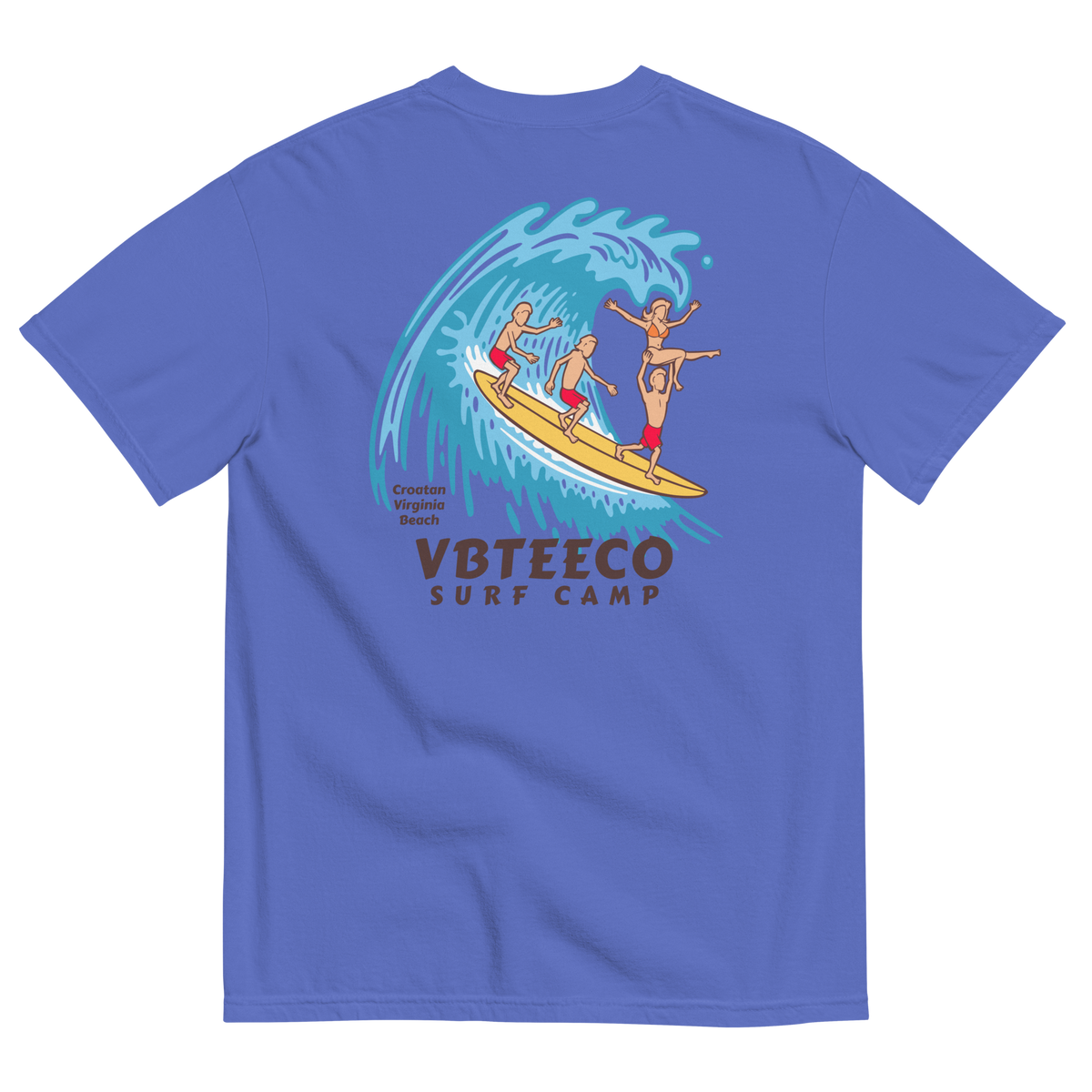VBTeeCo Surf Camp Design T-Shirt