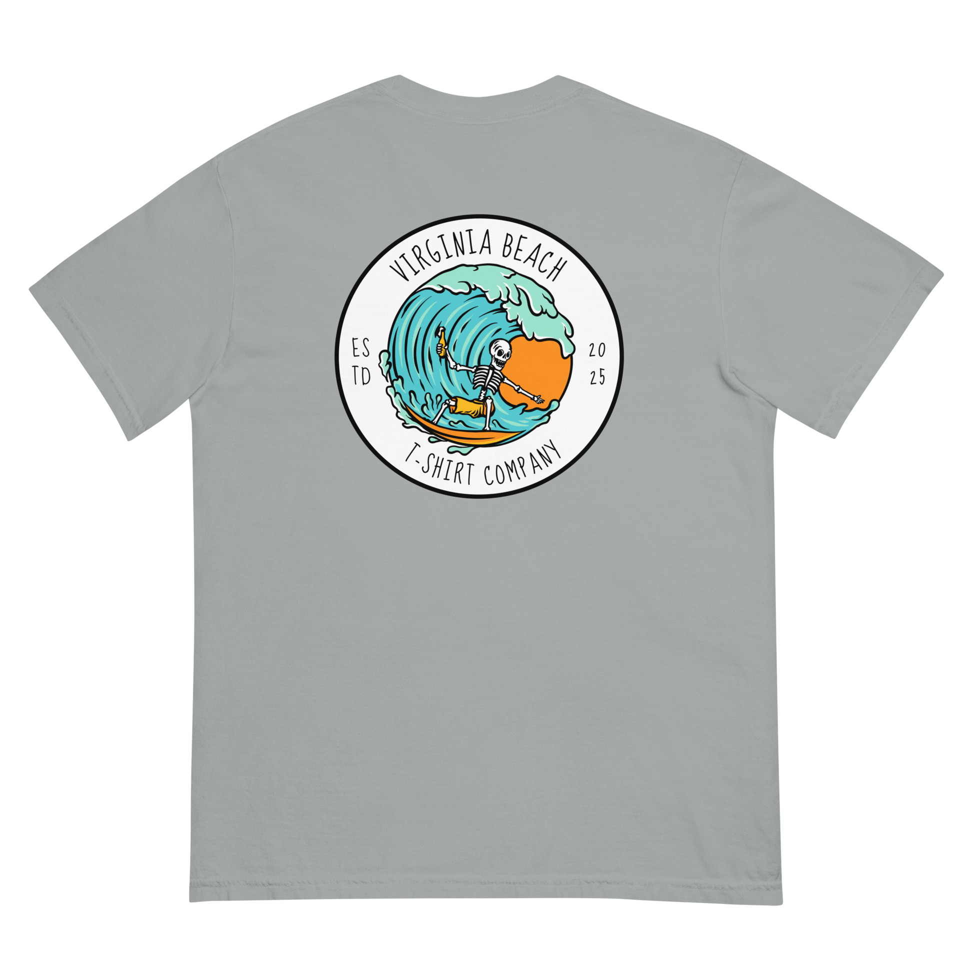 VBTeeCo - Surfing Bones T-Shirt - Surf wear and beach t-shirts