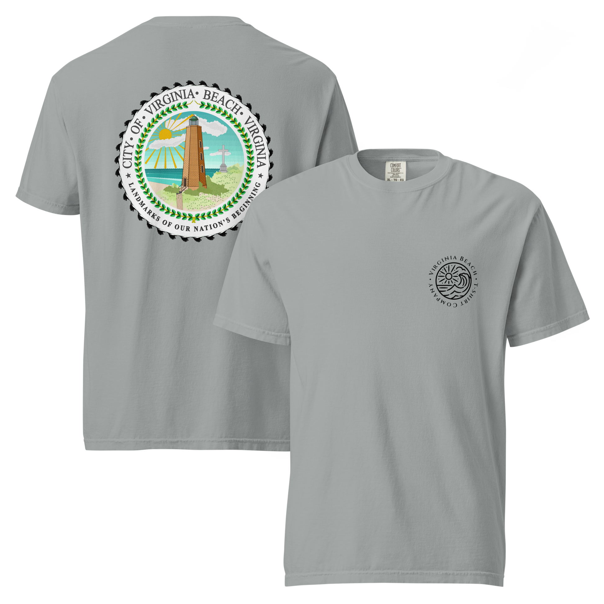 VBTeeCo - Virginia Beach Seal T-Shirt - Novelty Virginia Beach t-shirt