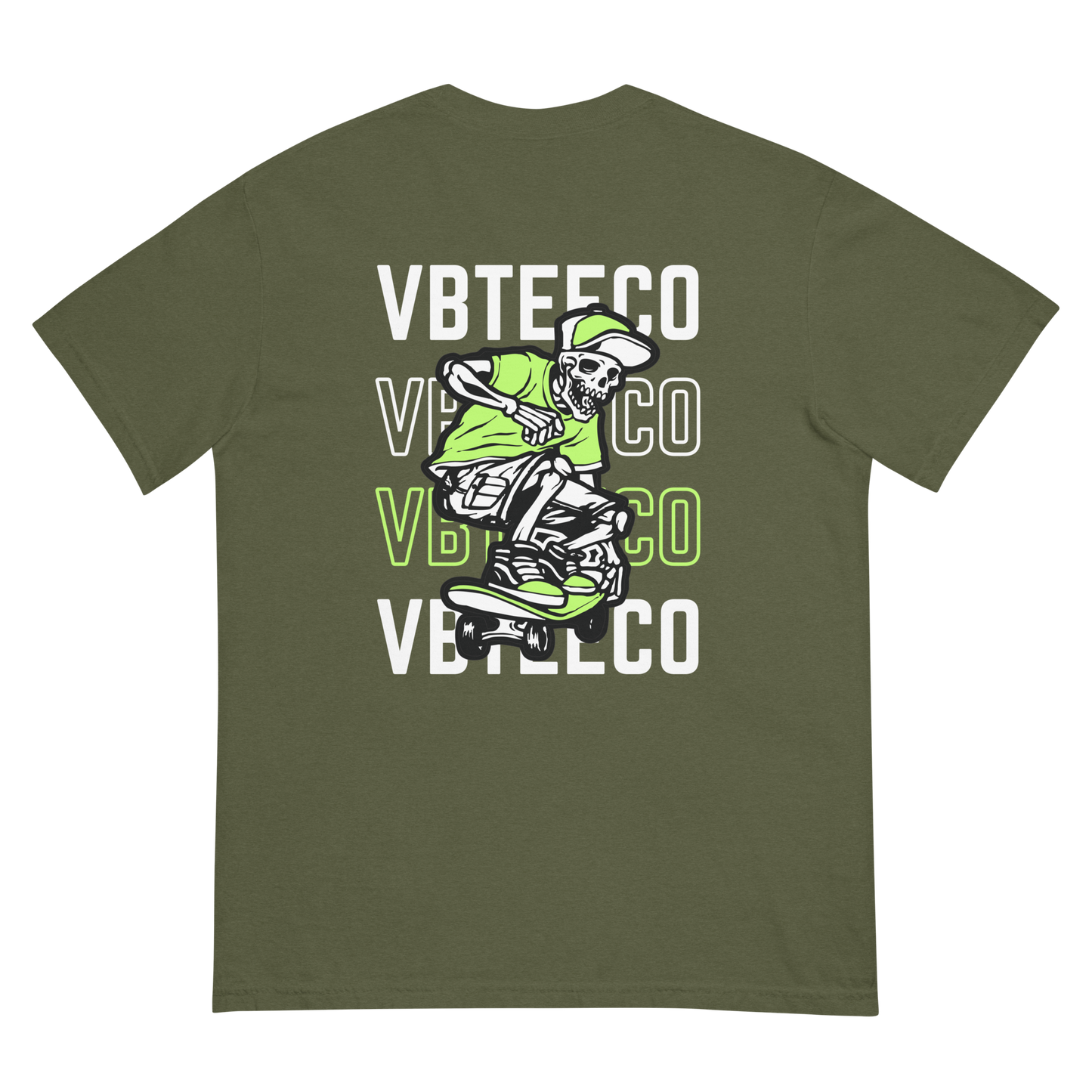 VBTeeCo - Bones Skateboarding Shirt- Virginia Beach Skate T-Shirt