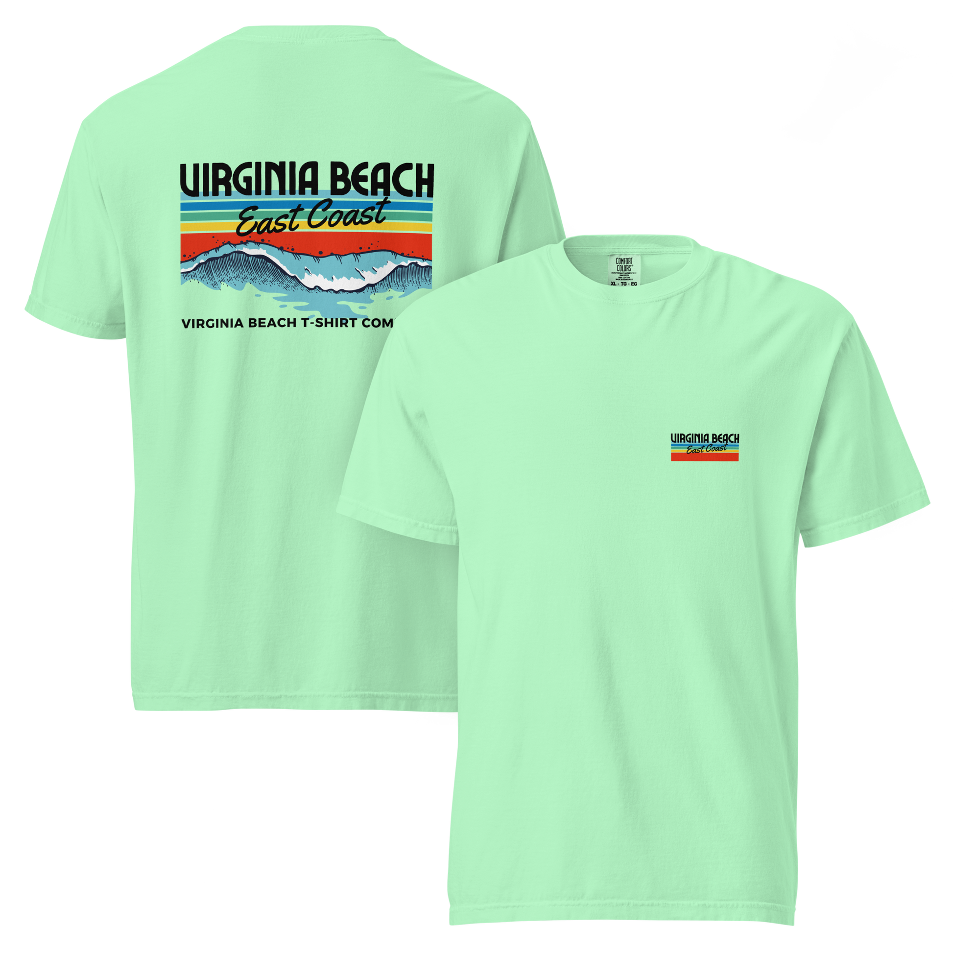 VBTeeCo - Virginia Beach East Coast T-Shirt - East Coast beachwear 