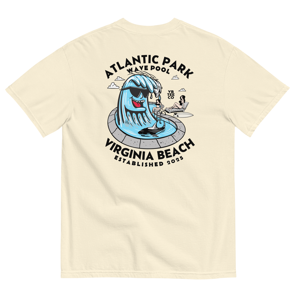 Atlantic Park Wave Pool Design T-Shirt