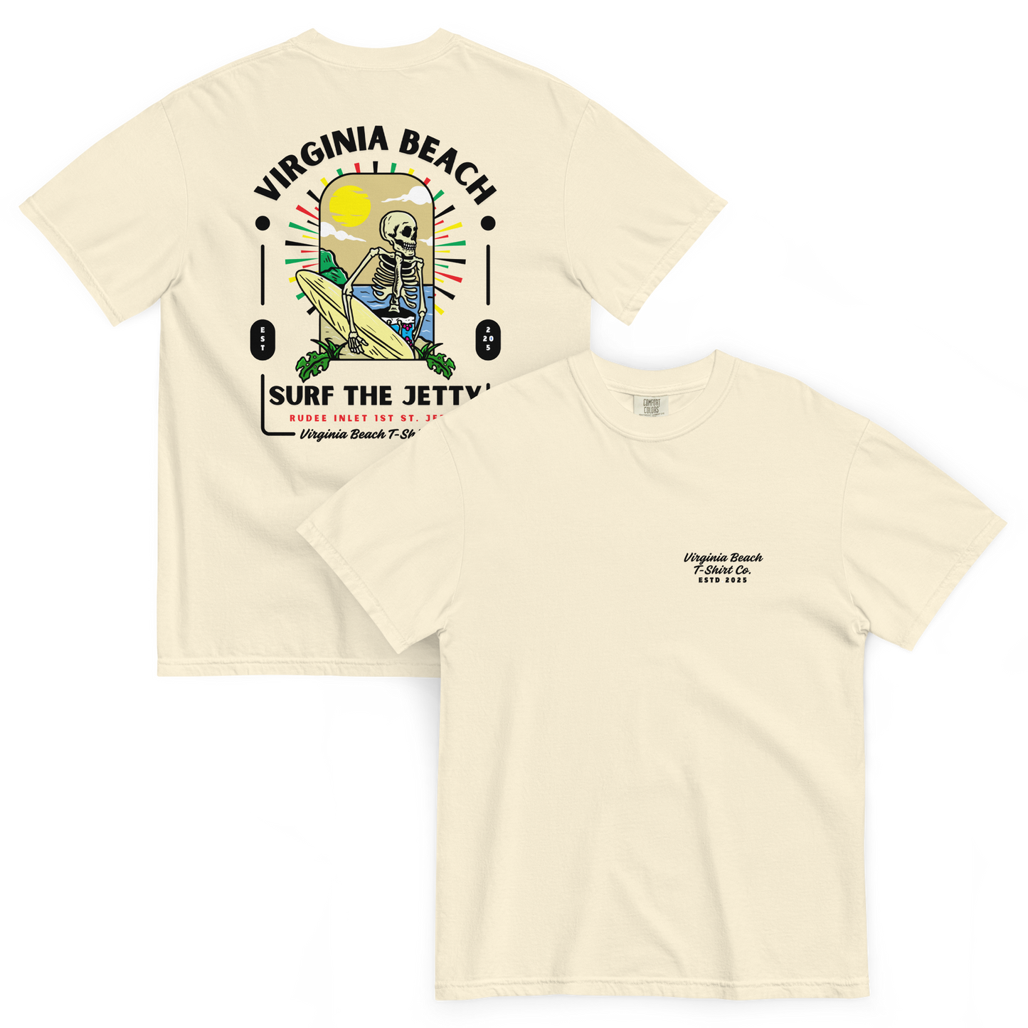 VBTeeCo  | Sure Wear | Virginia Beach Surf The Jetty T-Shirt