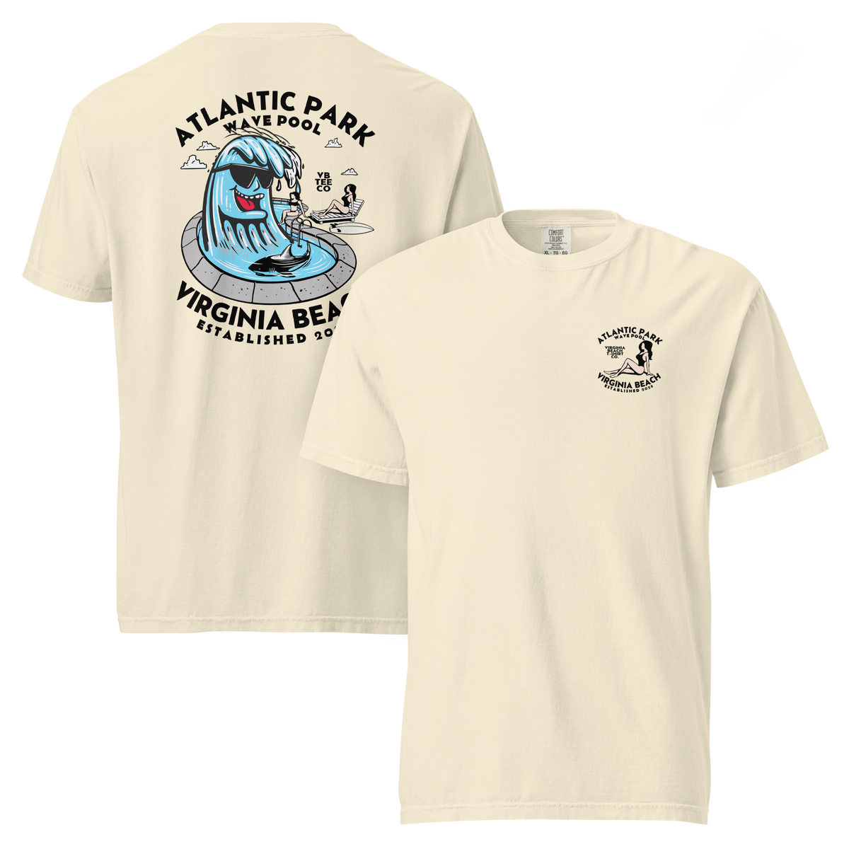 Atlantic Park Wave Pool Design T-Shirt