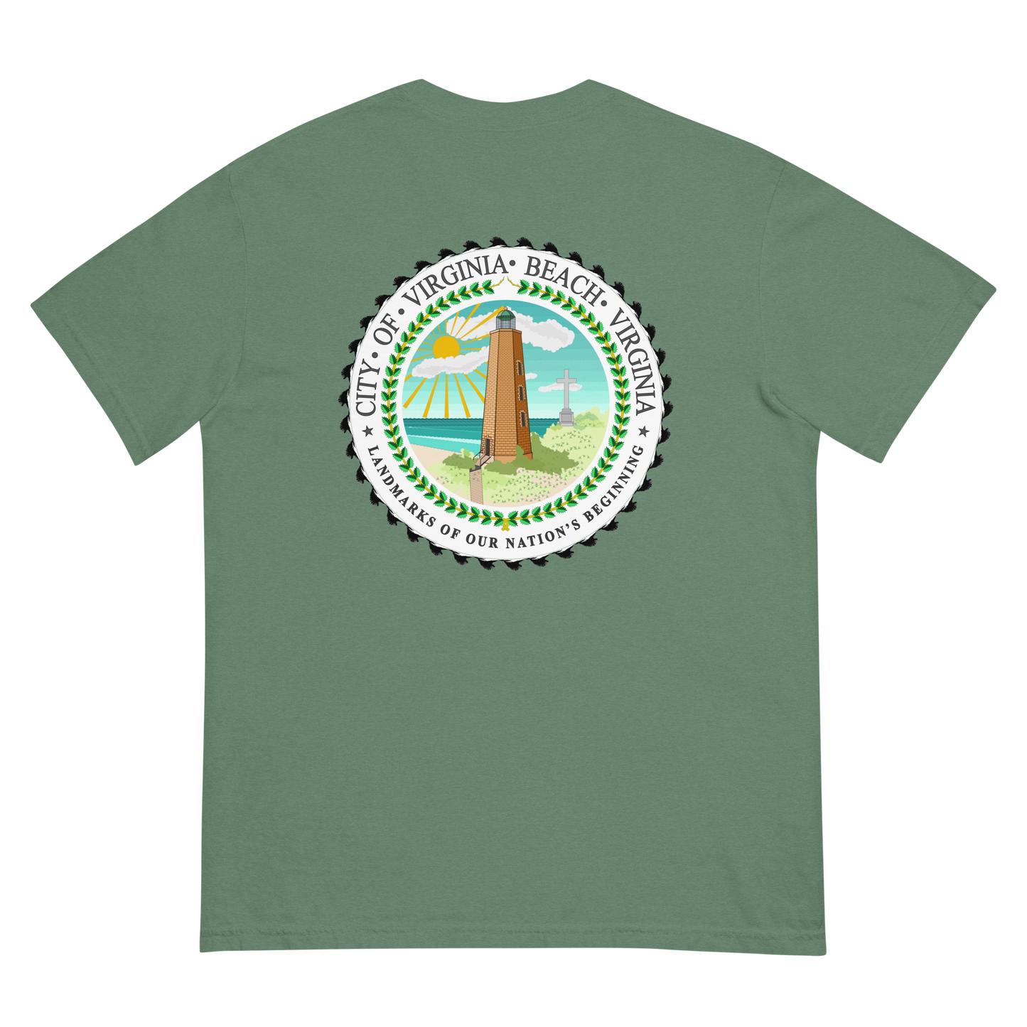 VBTeeCo - Virginia Beach Seal T-Shirt - Novelty Virginia Beach t-shirt