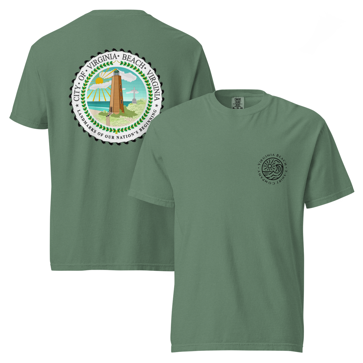 VBTeeCo - Virginia Beach Seal T-Shirt - Novelty Virginia Beach t-shirt