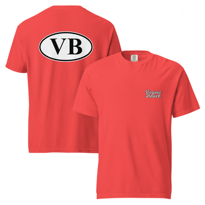 VBTeeCo - VB Euro Sticker T-Shirt - Iconic Virginia Beach Euro Sticker