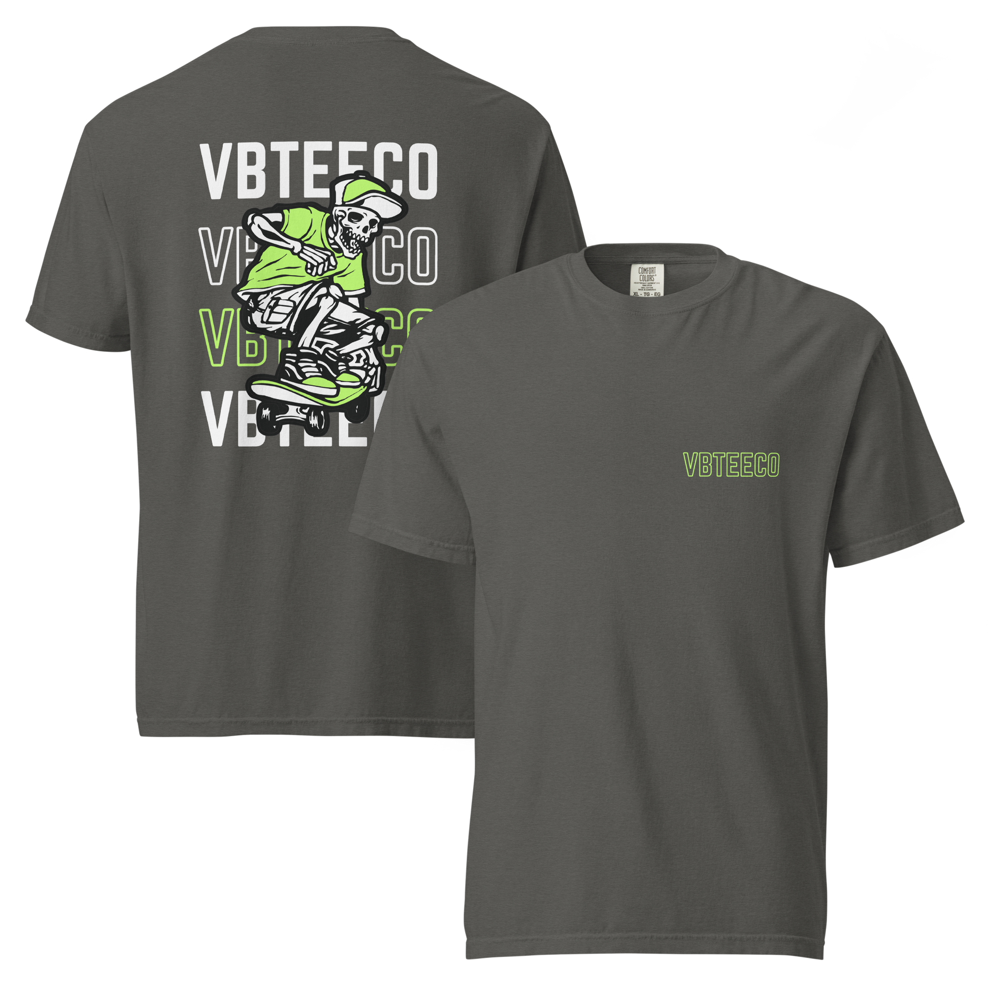 VBTeeCo - Bones Skateboarding Shirt- Virginia Beach Skate T-Shirt