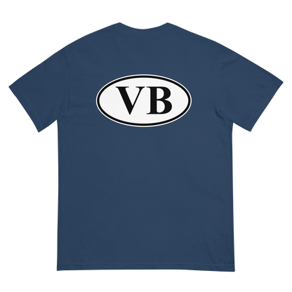 VBTeeCo - VB Euro Sticker T-Shirt - Iconic Virginia Beach Euro Sticker