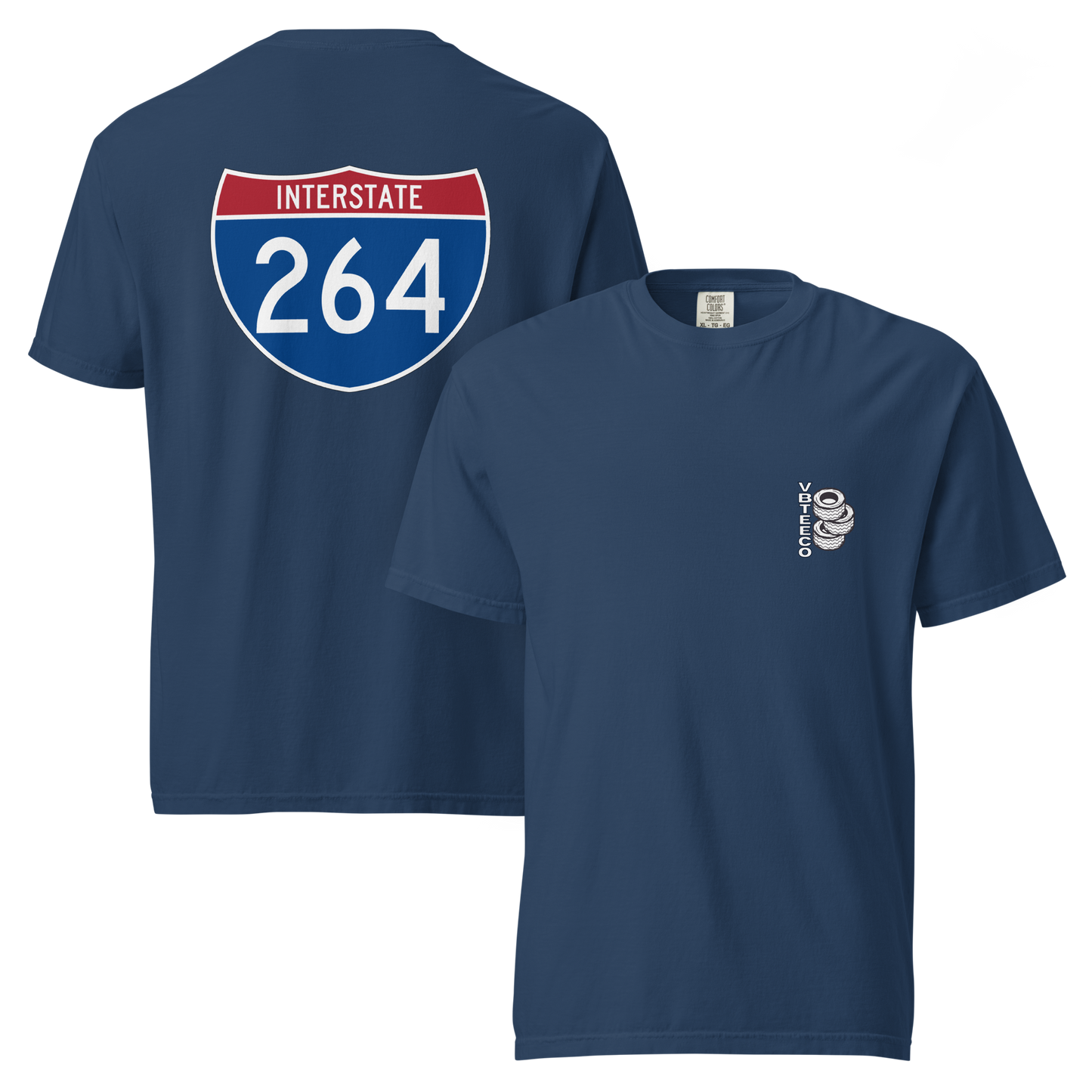 VBTeeCo - i264 T-Shirt - Fun Virginia Beach interstate 264 shirt