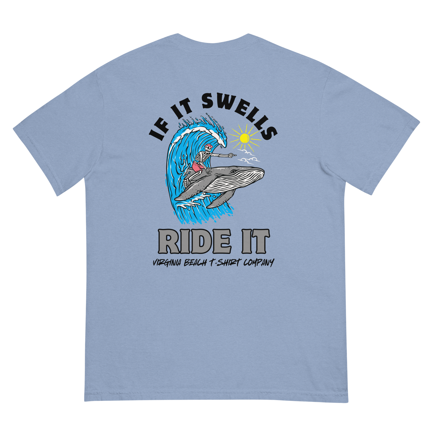 VBTeeCo - If It Swells T-Shirt - Fun Virginia Beach surf wear