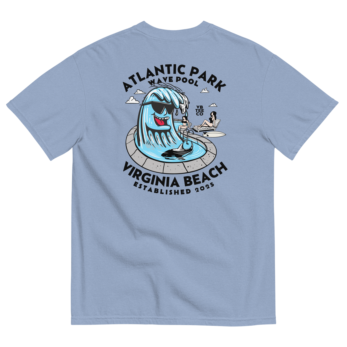 Atlantic Park Wave Pool Design T-Shirt
