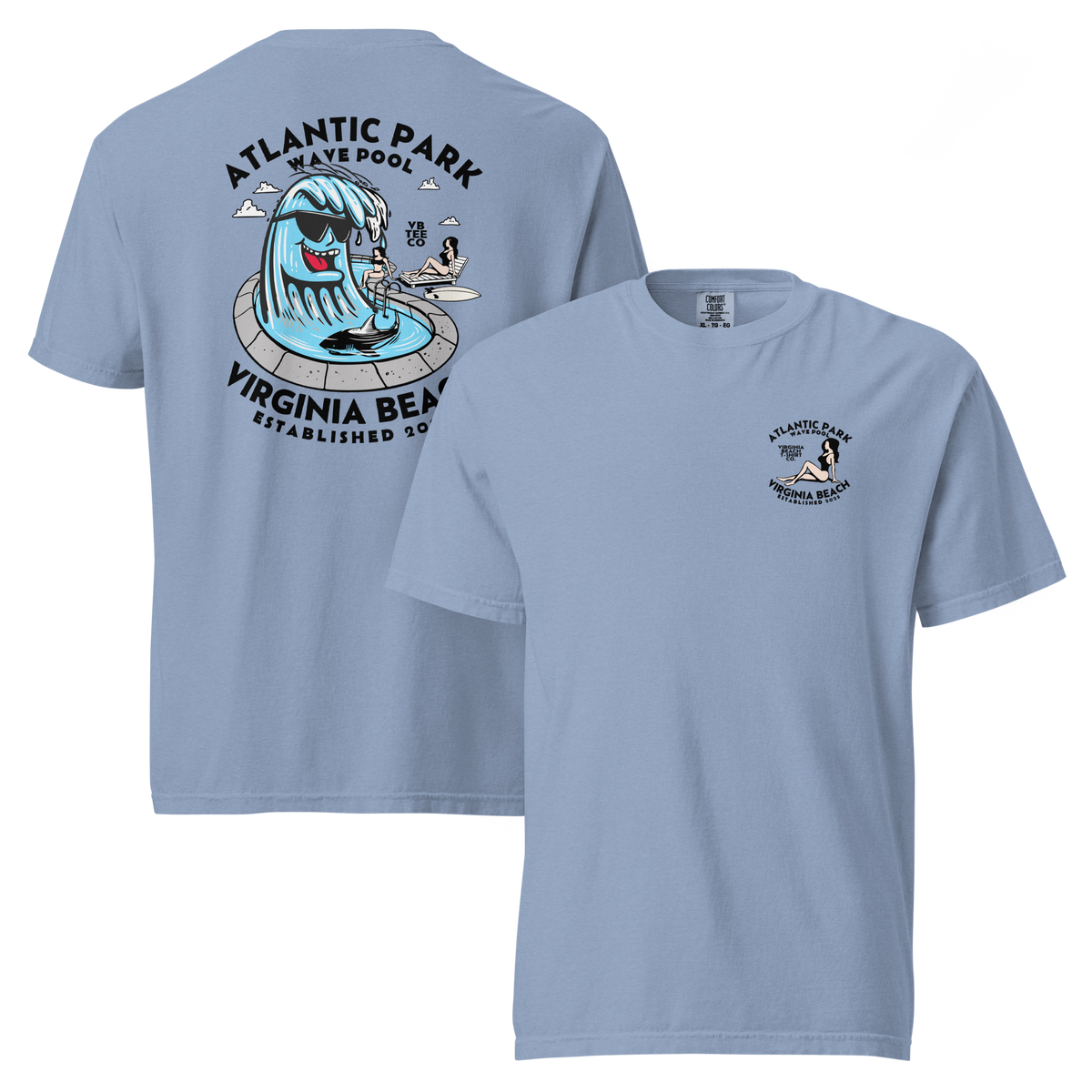 Atlantic Park Wave Pool Design T-Shirt