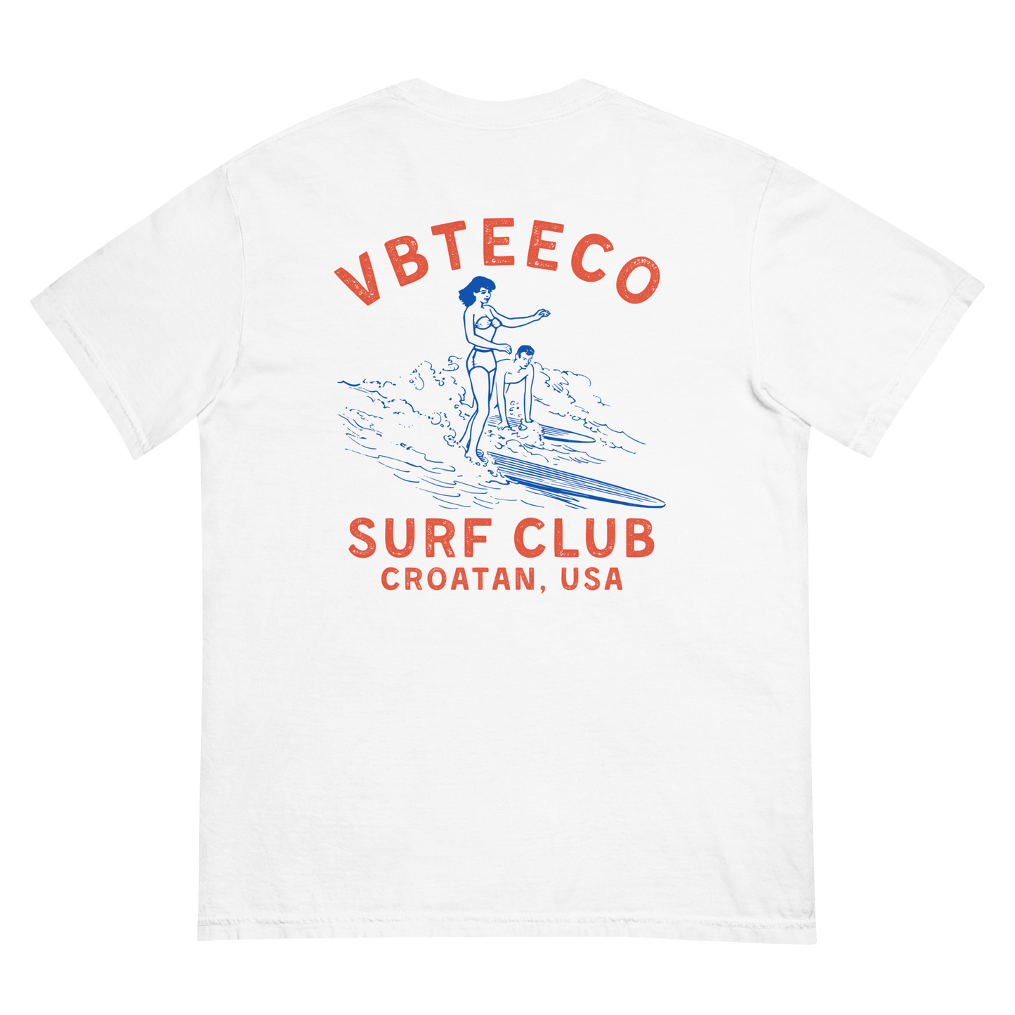 VBTeeCo - Croatan Beach Surf Club T-Shirt - Virginia Beach Surf Wear