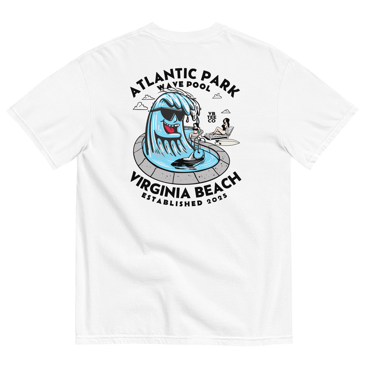 Atlantic Park Wave Pool Design T-Shirt