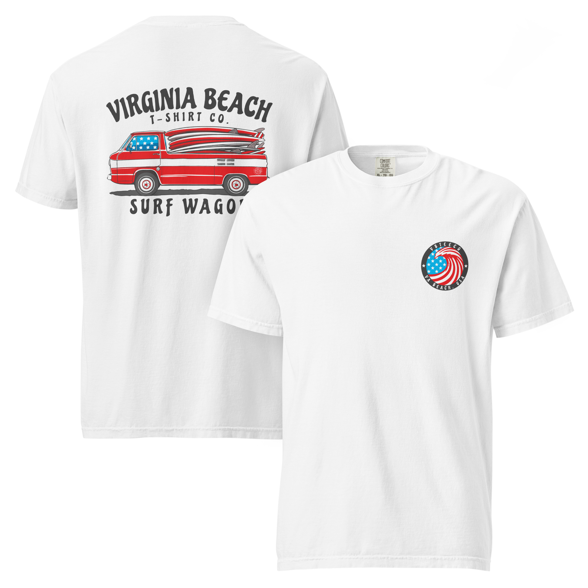 Surf Wagon T-Shirt in ##color-pattern##