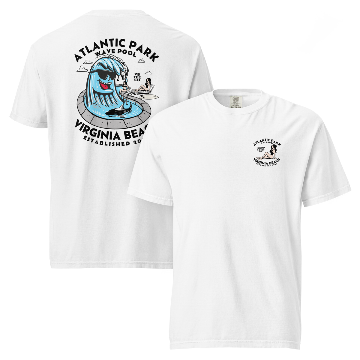 Atlantic Park Wave Pool Design T-Shirt