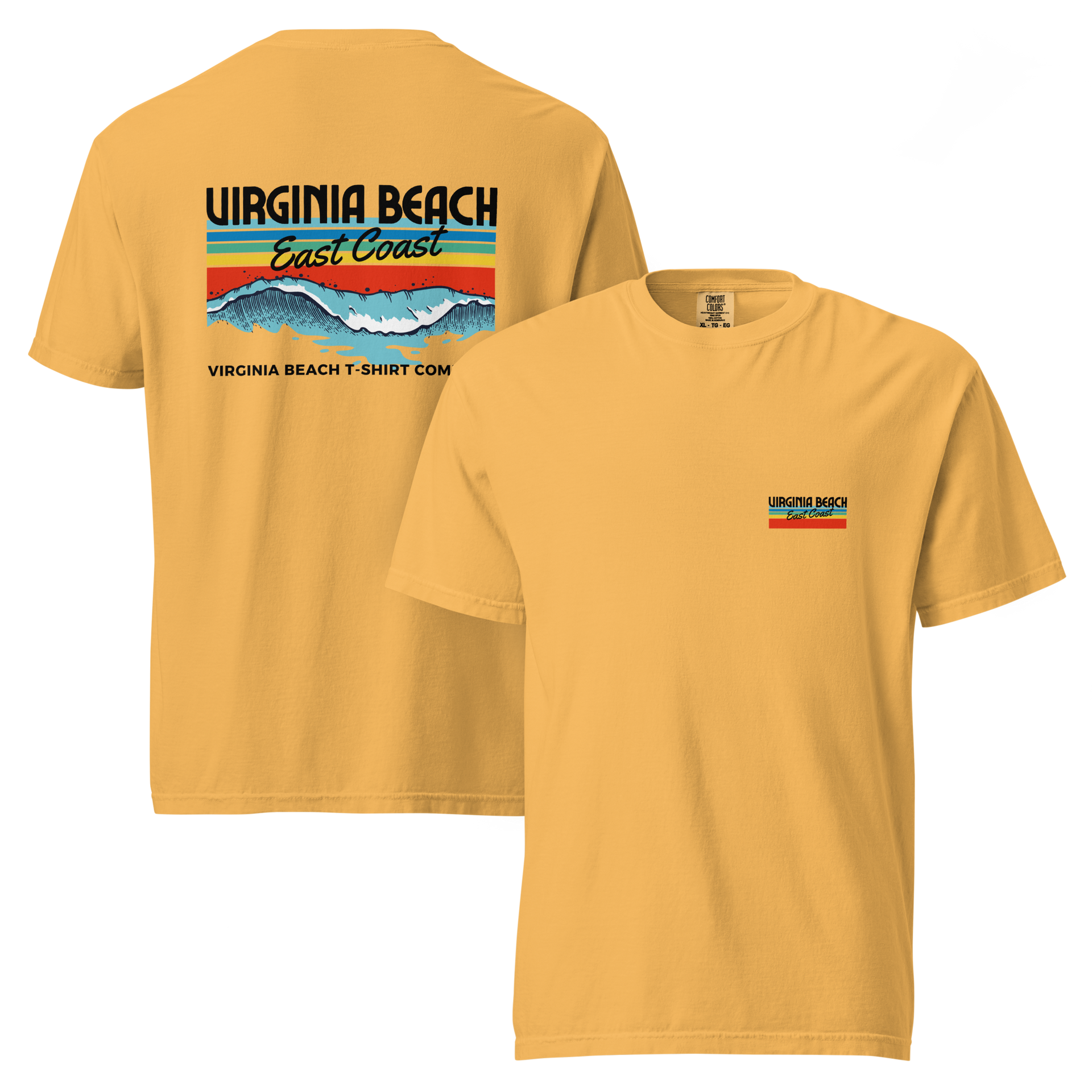 VBTeeCo - Virginia Beach East Coast T-Shirt - East Coast beachwear