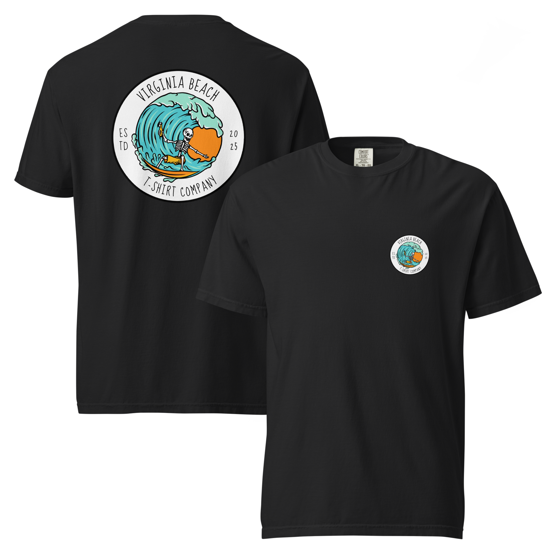 Surfing Bones T-Shirt in ##color-pattern##