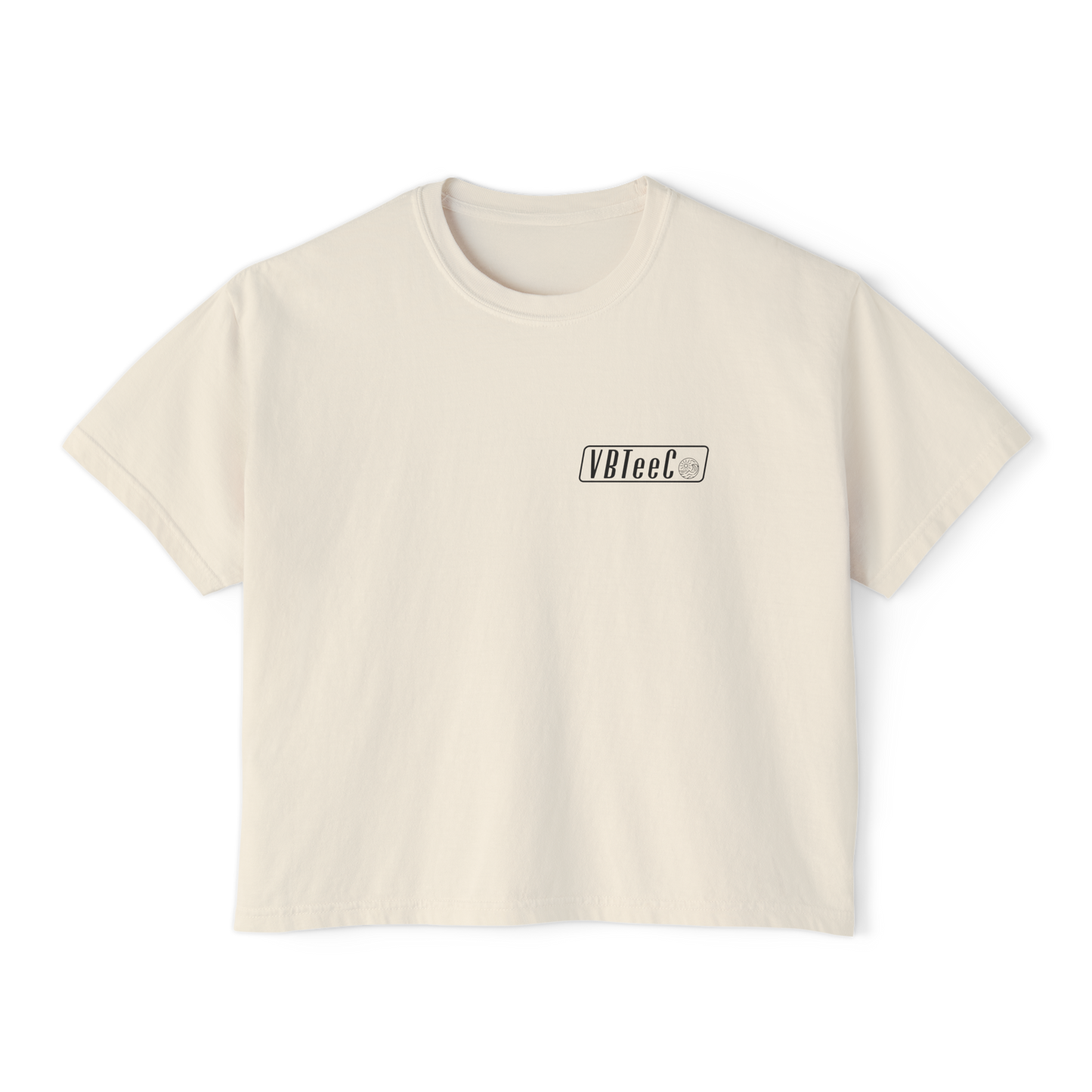 Virginia Beach No Cursing Sign Women's Crop Top in ##color-pattern##