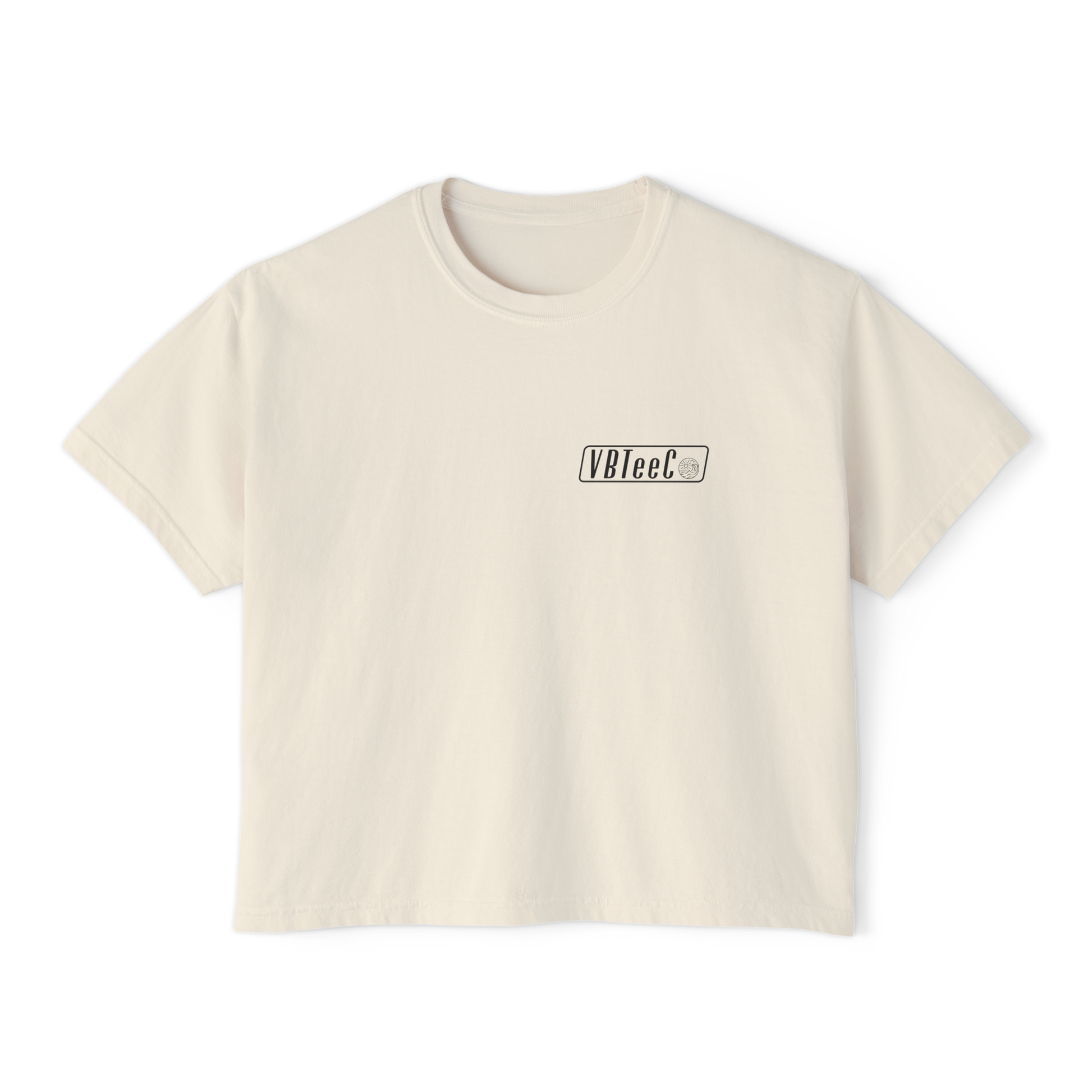 Virginia Beach No Cursing Sign Women's Crop Top in ##color-pattern##