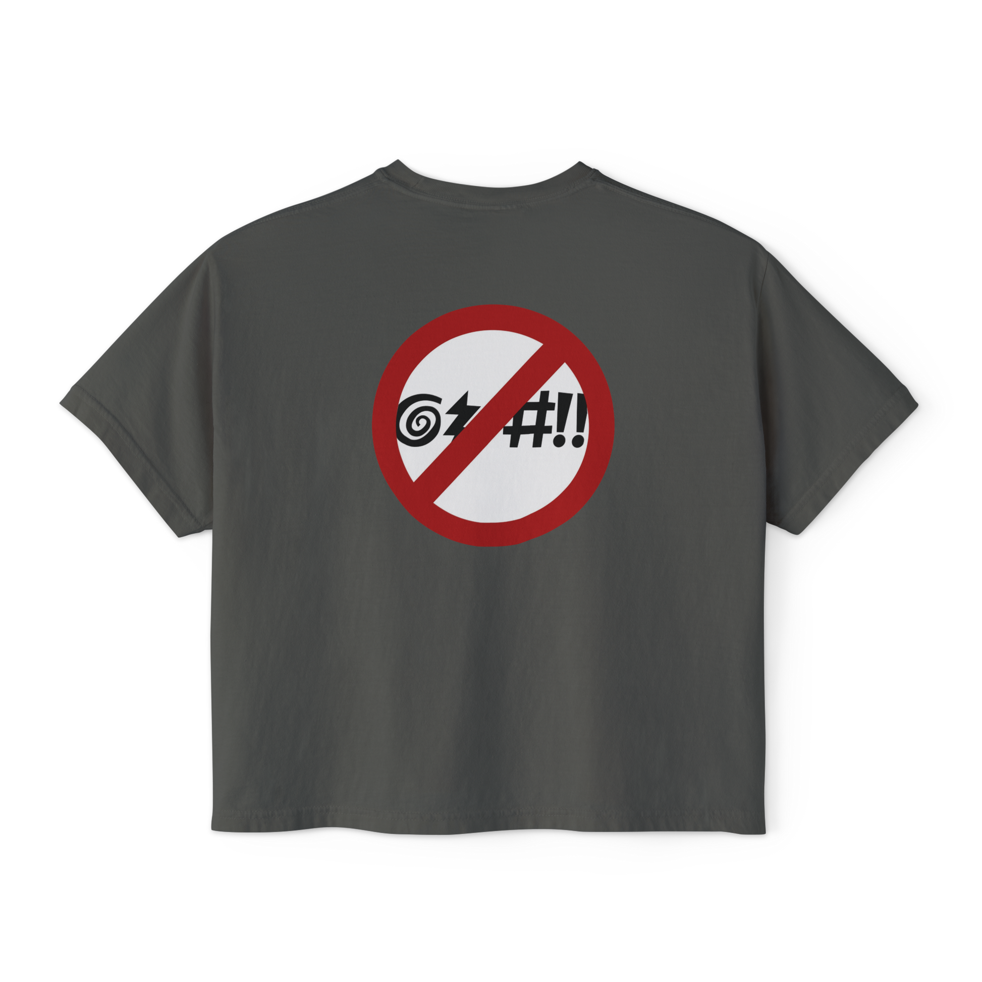 Virginia Beach No Cursing Sign Women's Crop Top in ##color-pattern##