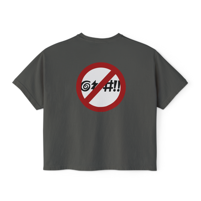 Virginia Beach No Cursing Sign Women's Crop Top in ##color-pattern##